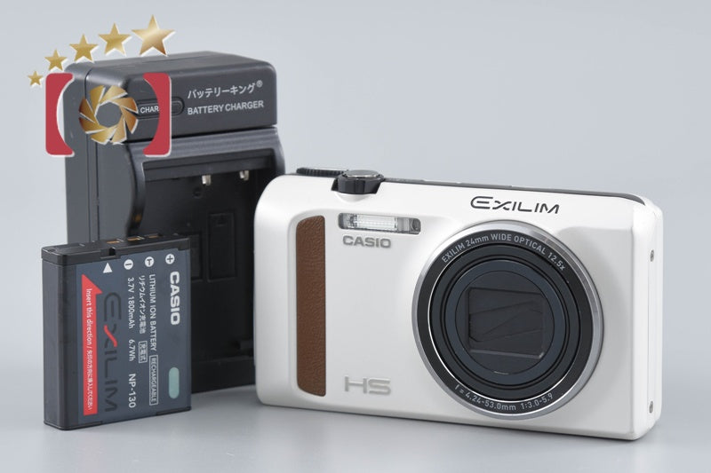 Casio HIGH SPEED EXILIM EX-ZR400 White 16.1 MP Digital Camera