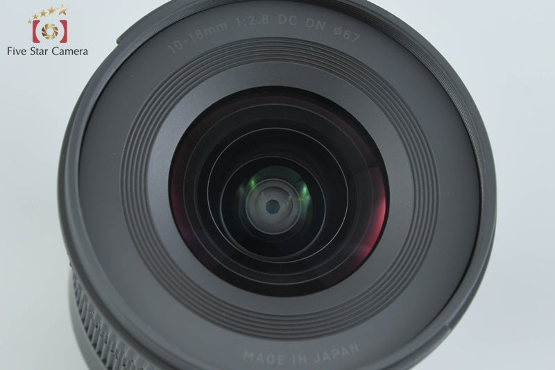 SIGMA 10-18mm f/2.8 DC DN Contemporary for Fujifilm X Mount