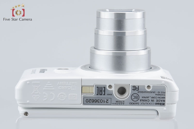 Nikon COOLPIX S6900 Natural White 16.2 MP Digital Camera w/ Box