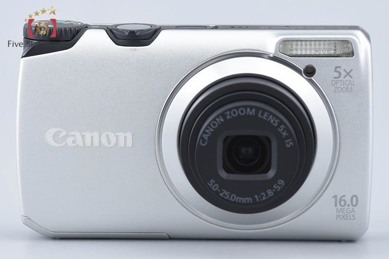 Canon PowerShot A3300 IS Silver 16.0 MP Digital Camera w/ Box