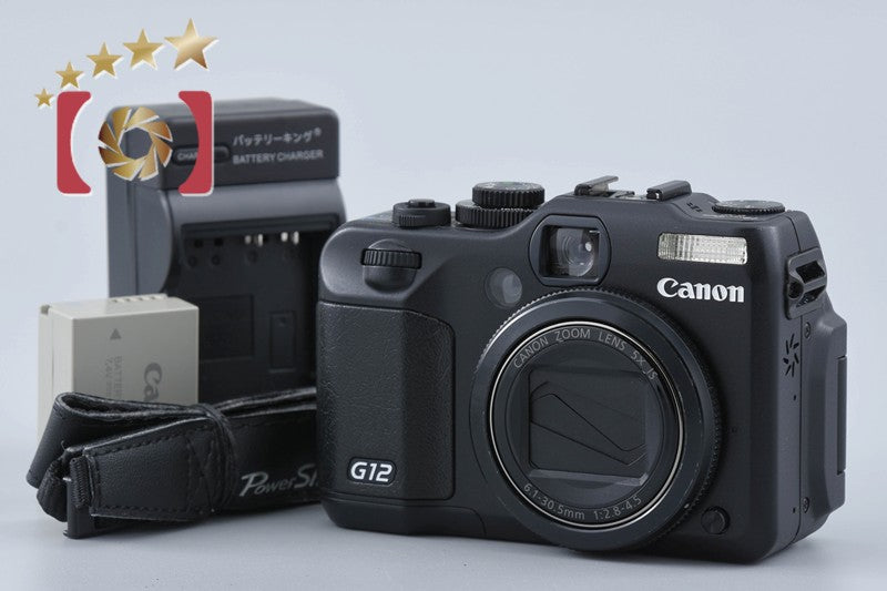 Canon PowerShot G12 Black 10.0 MP Digital Camera