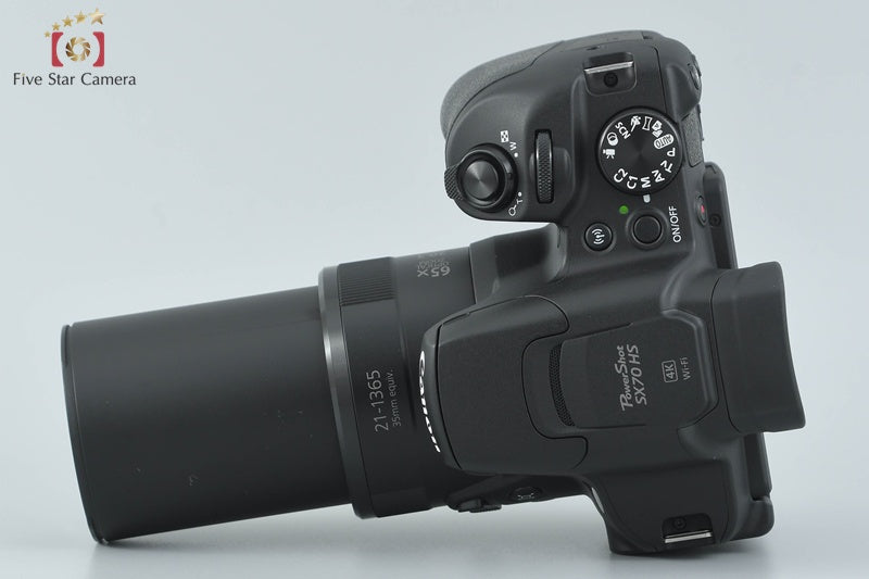 Canon PowerShot SX70 HS Black 20.3 MP Digital Camera w/ Box