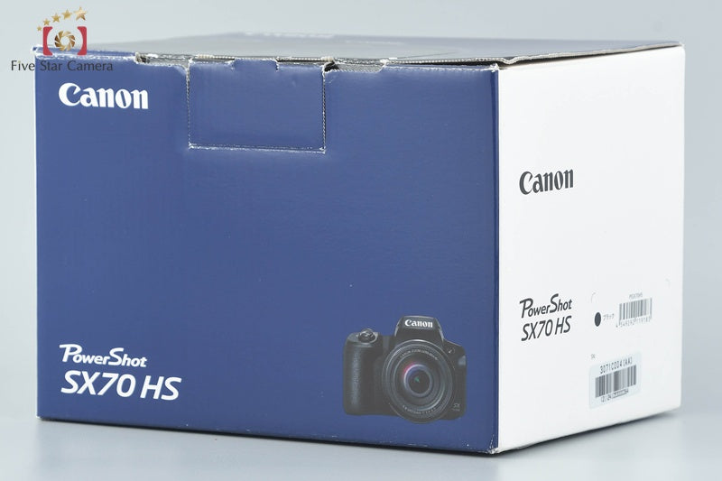 Canon PowerShot SX70 HS Black 20.3 MP Digital Camera w/ Box