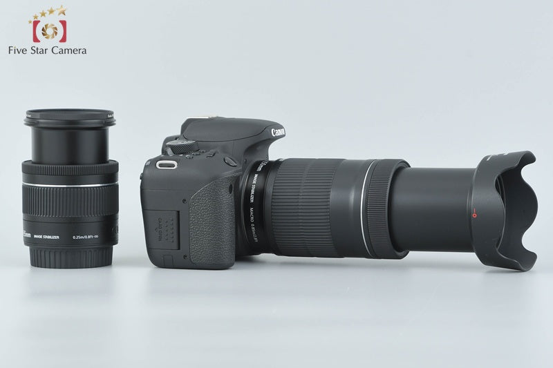 "Count 1,602" Canon EOS Kiss X9i / Rebel T7i / 800D 24.2 MP 18-55 55-250 Lenses