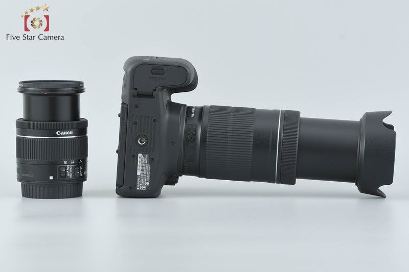 "Count 1,602" Canon EOS Kiss X9i / Rebel T7i / 800D 24.2 MP 18-55 55-250 Lenses