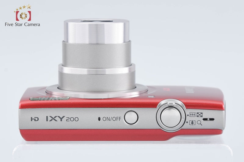 Canon IXY 200 Red 20.0 MP Digital Camera w/ Box