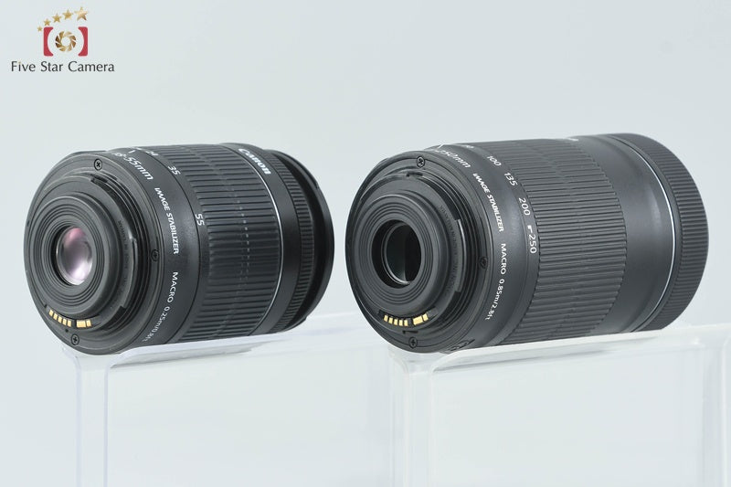 Canon EOS Kiss X10 / Rebel SL3 / 250D / 200DII 24.1 MP 18-55 55-250 Lenses