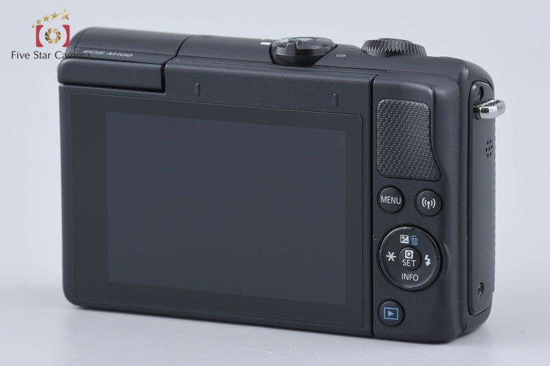 Canon EOS M100 Black 24.2 MP Digital Mirrorless Camera EF-M 15-45 22 Lenses