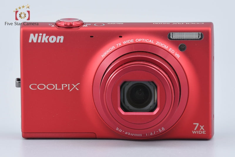 Nikon COOLPIX S6100 Super Red 16.0 MP Digital Camera