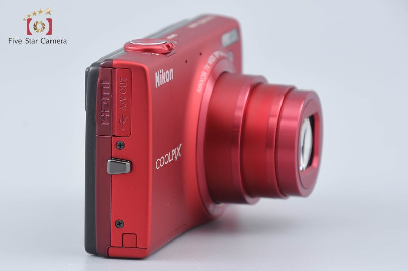 Nikon COOLPIX S6100 Super Red 16.0 MP Digital Camera
