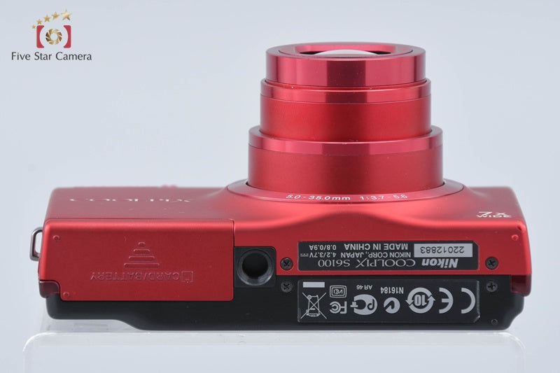 Nikon COOLPIX S6100 Super Red 16.0 MP Digital Camera