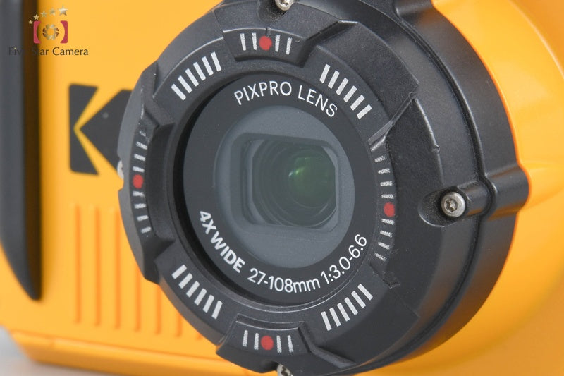 Kodak PIXPRO WPZ2 Yellow 16.0 MP Digital Camera