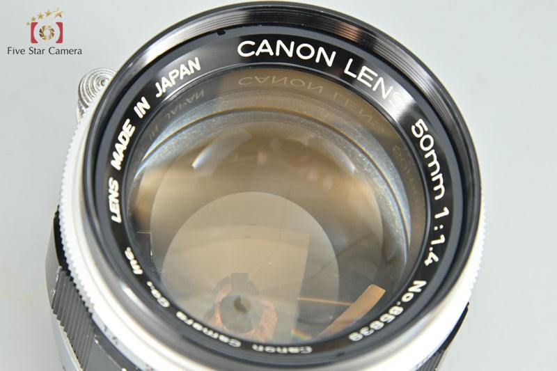Canon 50mm f/1.4 L39 Leica Thread Mount Lens