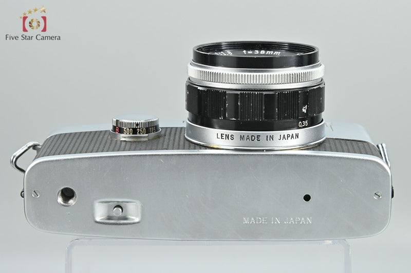 Olympus PEN F 35mm Half Frame Film Camera + F.ZUIKO AUTO-S 38mm f/1.8