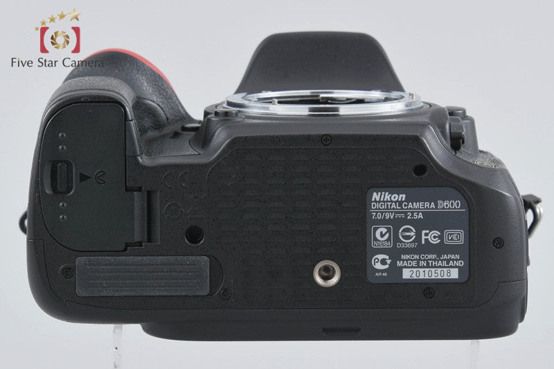 Nikon D600 24.3 MP Full Frame Digital SLR Camera Body