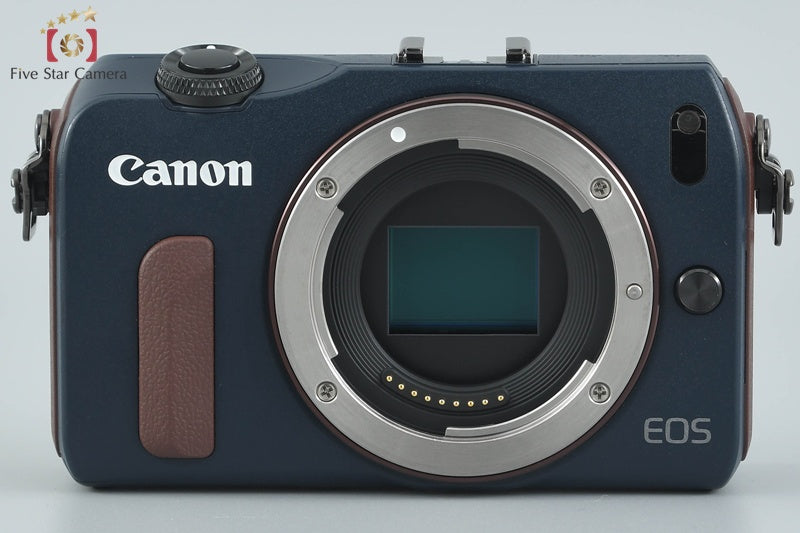 Canon EOS M Bay Blue 18.0 MP Mirrorless Camera 18-55 22 Lenses