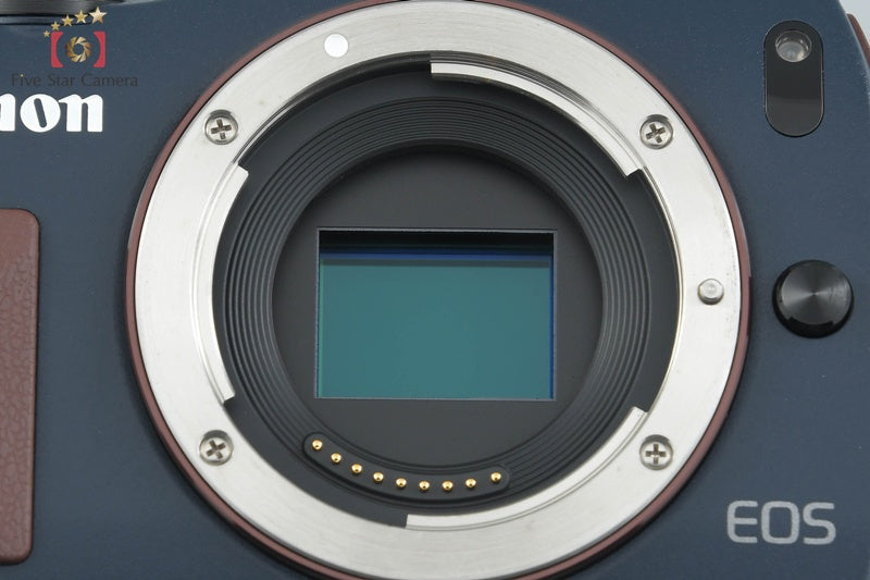 Canon EOS M Bay Blue 18.0 MP Mirrorless Camera 18-55 22 Lenses