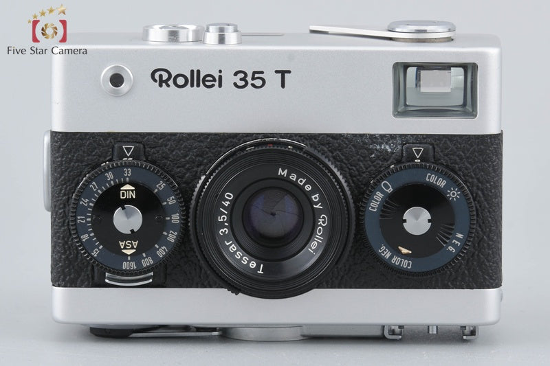 Rollei 35T Silver Tessar 40mm f/3.5 35mm Point&Shoot Film Camera w/ Box