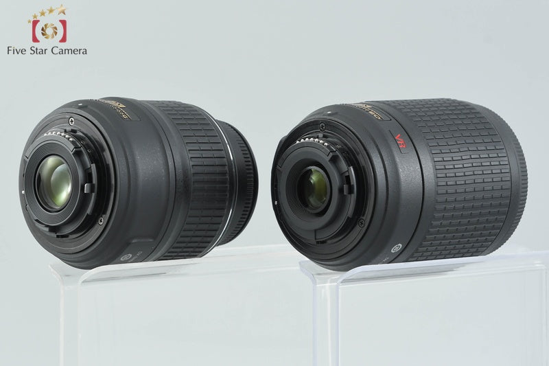 "Shutter count 891" Nikon D3200 Black 24.2 MP DSLR 18-55 55-200 Lenses