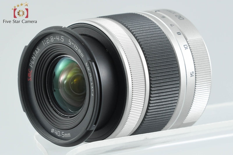 "Shutter count 5,180" PENTAX Q10 Silver 12.4 MP Digital Camera 5-15 Lens