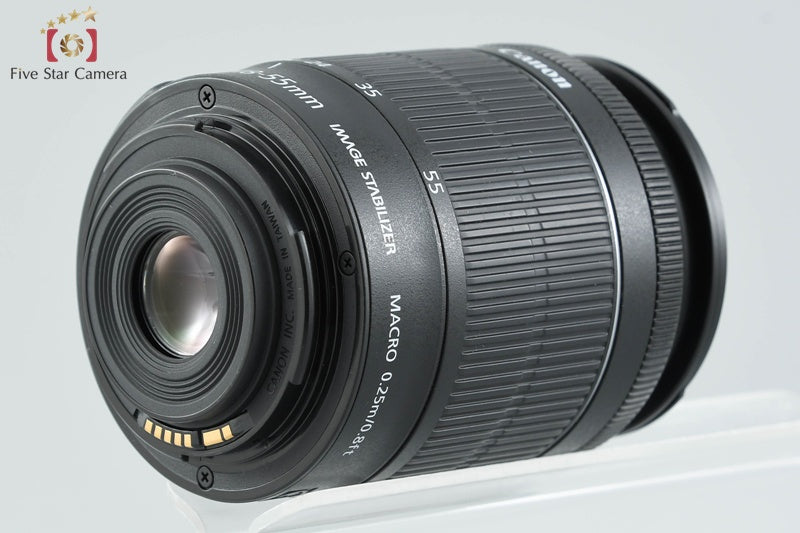 Canon EOS Kiss X7 / Rebel SL1 / 100D Black 18.0 MP EF-S 18-55 IS STM Lens