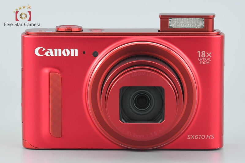 Canon PowerShot SX610 HS Red 20.2 MP Digital Camera