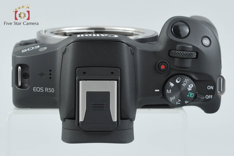 "Shutter count 1,000" Canon EOS R50 Black 24.2 MP Mirrorless Digital Camera Body