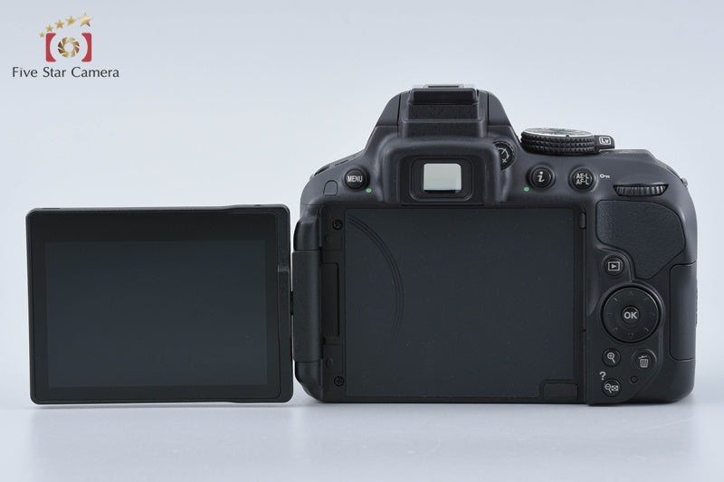 "Count 2,751" Nikon D5300 Black 24.2 MP DSLR Camera 18-55 VR II Lens w/ Box