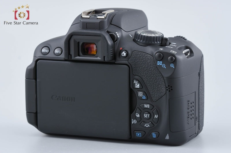 "Count 1,412" Canon EOS Kiss X6i / Rebel T4i / 650D 18.0 MP Digital SLR Camera