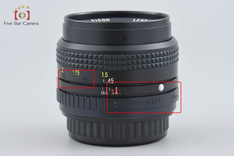 Ricoh XR RIKENON 50mm f/2 PENTAX K Mount Lens