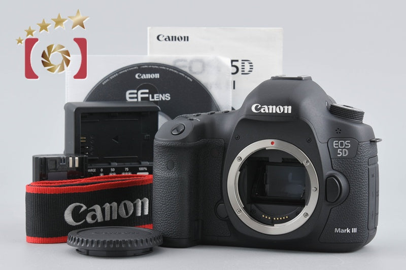 "Count 4,758" Canon EOS 5D Mark III 22.3 MP DSLR Camera Body