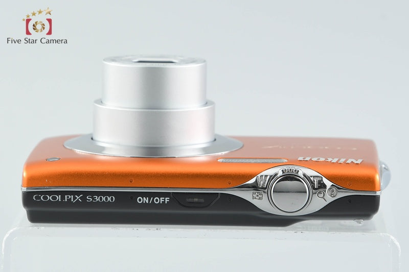 Nikon COOLPIX S3000 Fine Orange 12.0 MP Digital Camera