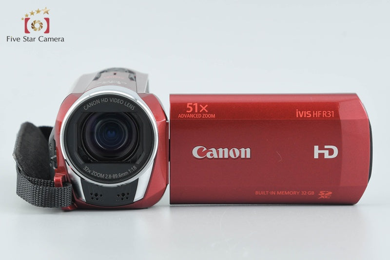 Canon iVIS HF R31 Red Full HD Digital Camcorder
