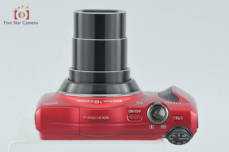 Fujifilm FinePix F820EXR Red 16.0 MP Digital Camera