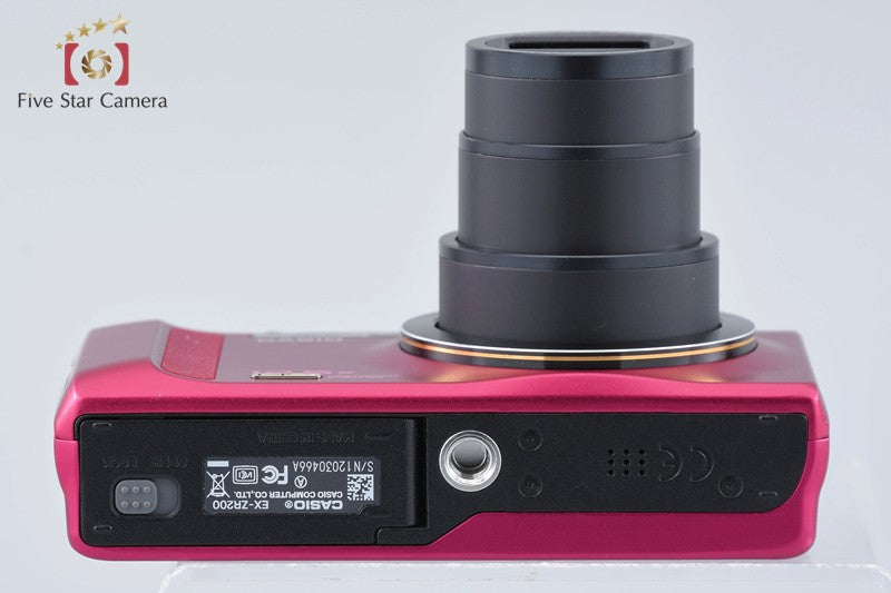Casio HIGH SPEED EXILIM EX-ZR200 Red 16.1 MP Digital Camera