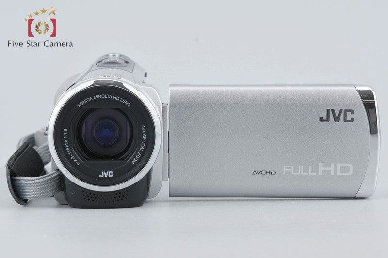 JVC Everio GZ-E750 Silver Full HD Video Camcorder w/ Box