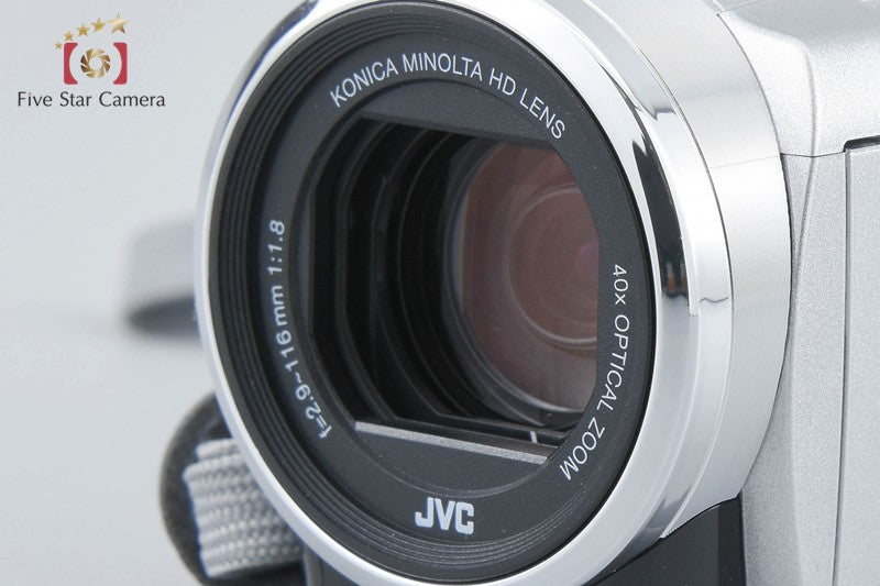 JVC Everio GZ-E750 Silver Full HD Video Camcorder w/ Box