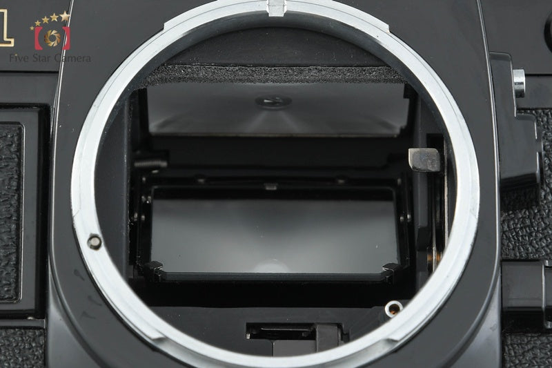 Canon AE-1 Black 35mm SLR Film Camera + FD 50mm f/1.8 S.C.