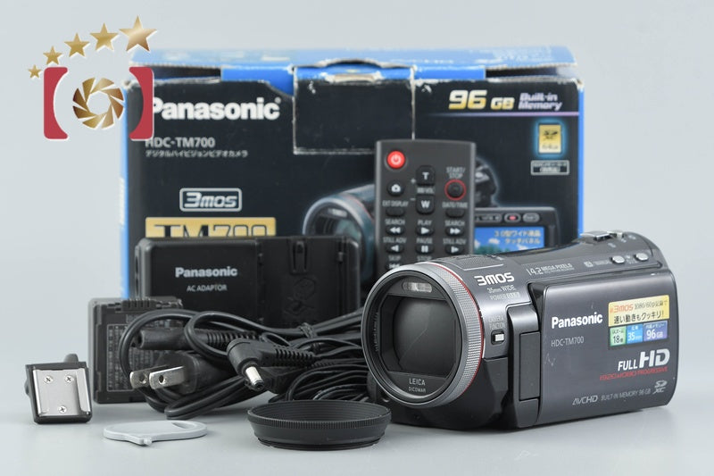 Panasonic HDC-TM700 Black Digital Camcorder 1920 x 1080p HD Camera w/ Box