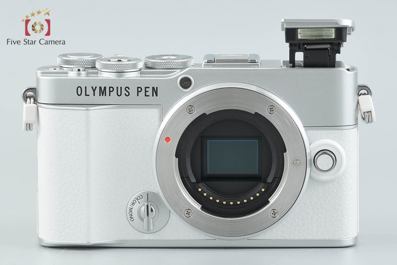 "Count 1,003" Olympus PEN E-P7 White 20.3 MP DSLR EZ 14-42 40-150 Lenses