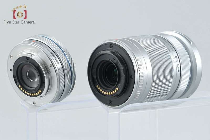 "Count 1,003" Olympus PEN E-P7 White 20.3 MP DSLR EZ 14-42 40-150 Lenses