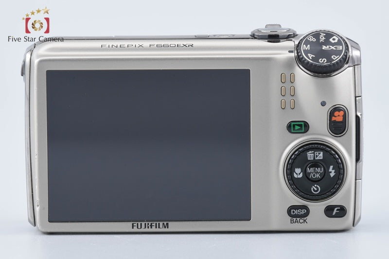 Fujifilm FINEPIX F660EXR Champagne Gold 16.0 MP Digital Camera