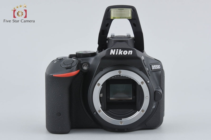 "Shutter count 3,335" Nikon D5500 Black 24.2 MP DSLR Camera 18-55 VR II Lens