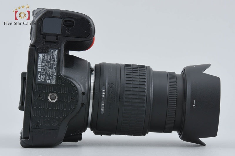 "Shutter count 3,335" Nikon D5500 Black 24.2 MP DSLR Camera 18-55 VR II Lens