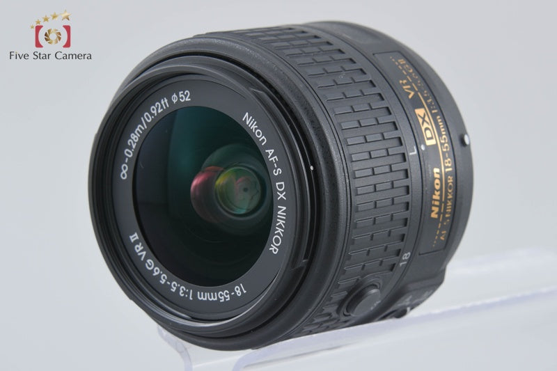 "Shutter count 3,335" Nikon D5500 Black 24.2 MP DSLR Camera 18-55 VR II Lens