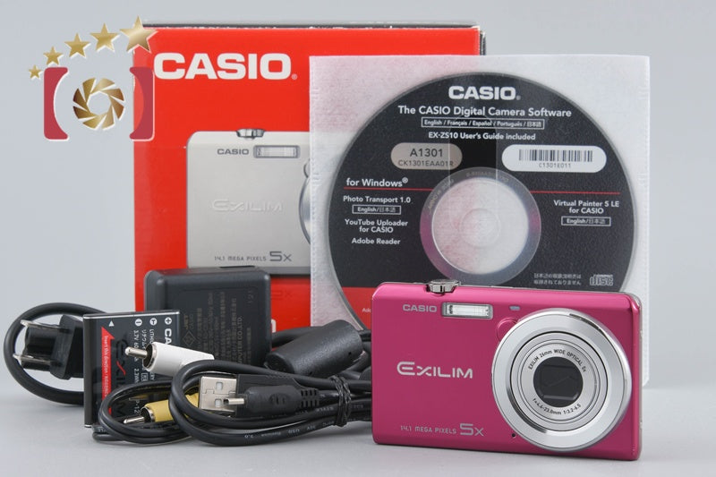 Casio EXILIM EX-ZS10 Red 14.1 MP Digital Camera w/ Box