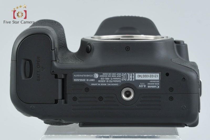 "Shutter count 590" Canon EOS 80D 24.2 MP Digital SLR Camera Body