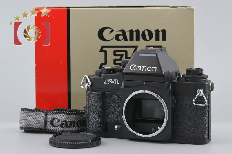 Canon New F-1 AE 35mm SLR Film Camera Body w/ Box