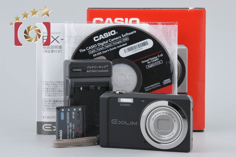 Casio EXILIM EX-ZS5 Black 14.1 MP Digital Camera w/ Box