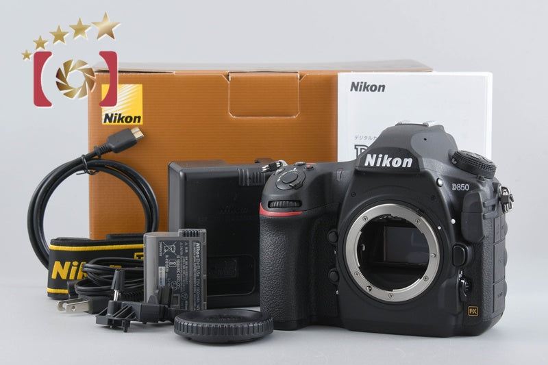 "Count 4,487" Nikon D850 45.7 MP Full Frame Digital SLR Camera Body w/ Box